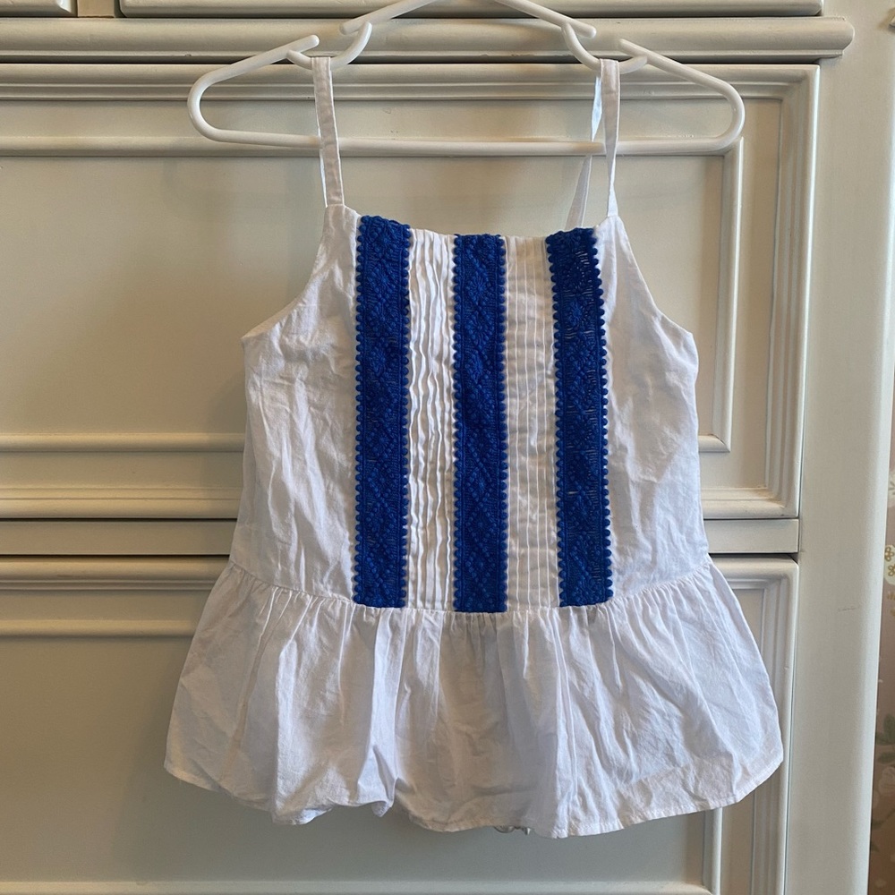 Janie and Jack Girls Peplum Blouse